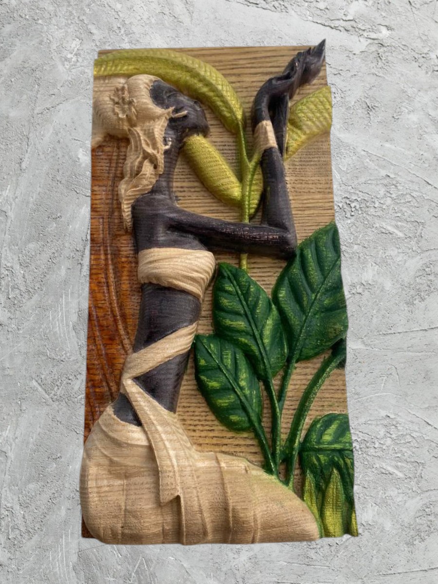 3D панно из дерева